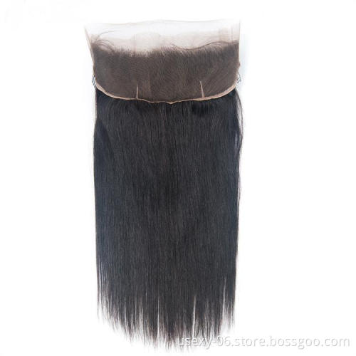Usexy Express Ali Mink Brazilian Hair Weave Silky Straight 360 Lace Frontal